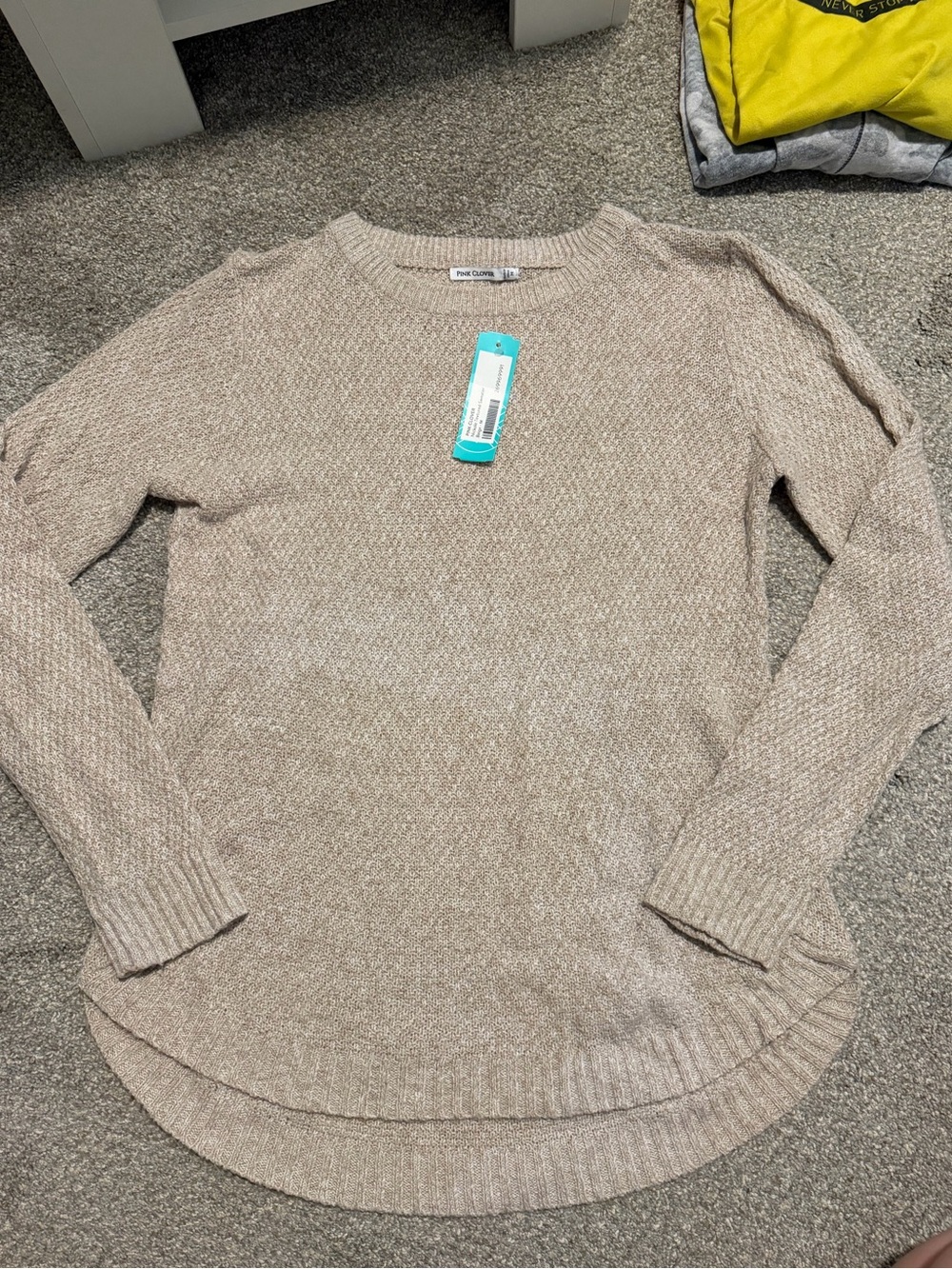 Pink Clover Sweater